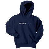 Youth Thin Blue Line "Heartbeat" Hoodie - Kids