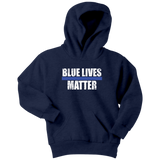 Youth "Blue Lives Matter" Hoodie - Kids