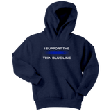Youth "I support the Thin Blue Line" Hoodie - Kids