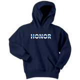 "Honor" - Thin Blue Line Kids Hoodie