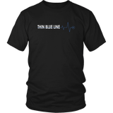 Thin Blue Line Heartbeat Shirt