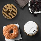 We Got Your Six - Round Coasters - Type 2 - Set of 4