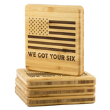 We Got Your Six Coasters