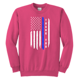 Youth "Thank You" Thin Blue Line Sweatshirt - Kids