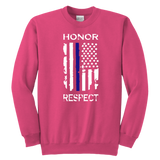 Youth "Honor Respect" Sweatshirt - Kids