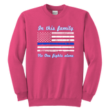Youth "In this family, no-one fights alone" Sweatshirt - Kids