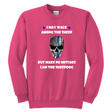 Youth "I may walk among the sheep" Sweatshirt - Kids