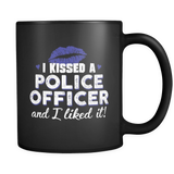 I Kissed A Police Officer - Blue Kisses - Mug