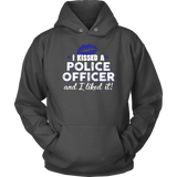 "I Kissed A Police Officer" - Blue lips - Hoodie
