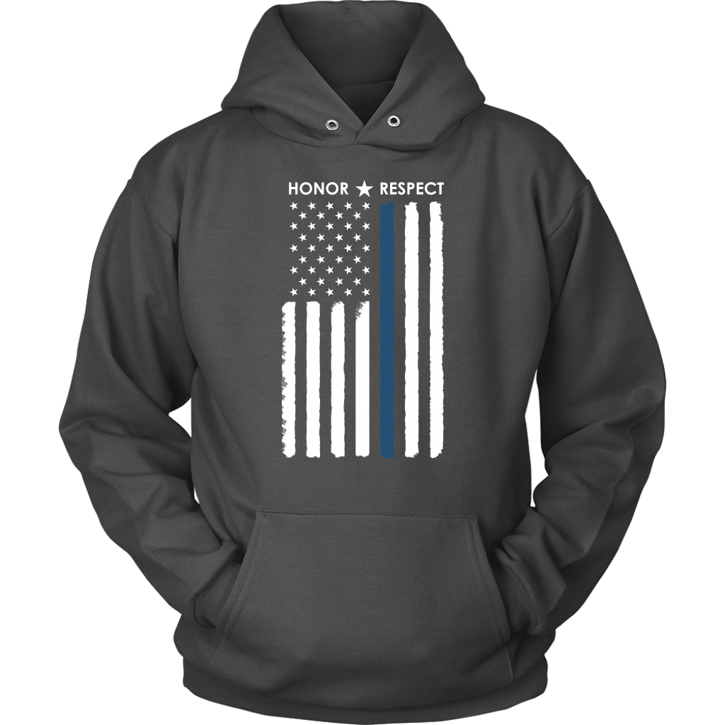 Blue line flag discount hoodie