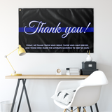 Thin Blue Line - Thank You Flag