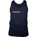 Thin Blue Line Heartbeat - Tank top