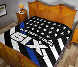 We Got Your Six - Thin Blue Line Quilt