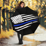 Thin Blue Line Flag Umbrella - Type 2