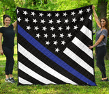 Thin Blue Line Quilt - Type 2