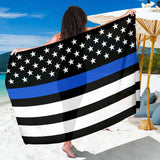 Thin Blue Line Flag Sarong