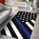 Thin Blue Line Rug - Type 2