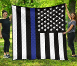 Thin Blue Line Quilt - Type 1