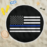 Thin Blue Line Beach Blanket - Type 2