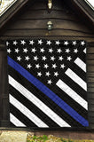 Thin Blue Line Quilt - Type 2