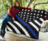 Thin Blue Line Quilt - Type 2