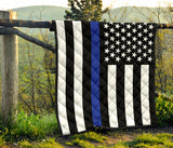 Thin Blue Line Quilt - Type 1