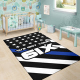 We Got Your Six - Thin Blue Line Rug