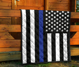 Thin Blue Line Quilt - Type 1