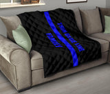 Thin Blue Line Family - Quilt