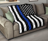 Thin Blue Line Quilt - Type 1