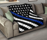 Thin Blue Line Quilt - Type 2