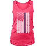 Thin Blue Line Flag - Women's Tank Top