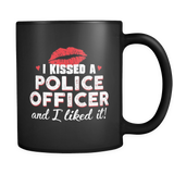 I Kissed A Police Officer - Red Kisses - Mug