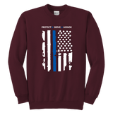 Youth "Protect Serve Honor" Sweatshirt - Kids