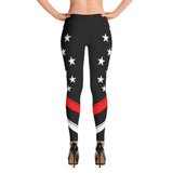 American Flag Stars And Stripes Leggings