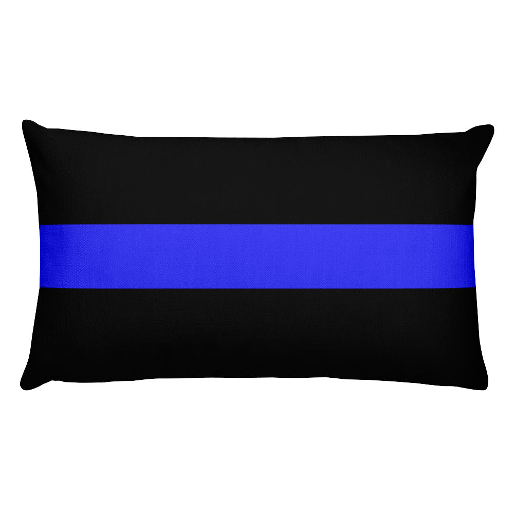 Thin blue newest line pillow