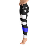 Thin Blue Line Flag Leggings