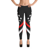 Thin Red Line Flag - Leggings