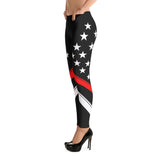 Thin Red Line Flag - Leggings