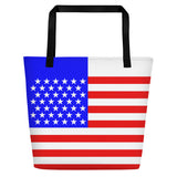 American Flag - Beach Bag