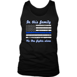 In this family no-one fights alone Tank Tops