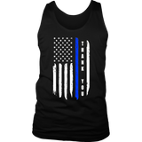 Thank you - Thin Blue Line Flag Tank Top