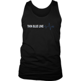 Thin Blue Line Heartbeat - Tank top