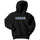 "Honor" - Thin Blue Line Kids Hoodie