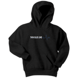 Thin Blue Line "Heartbeat" - Kids Hoodie