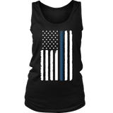 Thin Blue Line Flag - Women's Tank Top