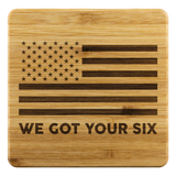 We Got Your Six Coasters