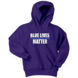 Youth "Blue Lives Matter" Hoodie - Kids