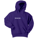 Youth Thin Blue Line "Heartbeat" Hoodie - Kids