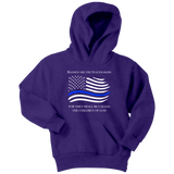 "Blessed are the Peacemakers" - Thin Blue Line Kids Hoodie